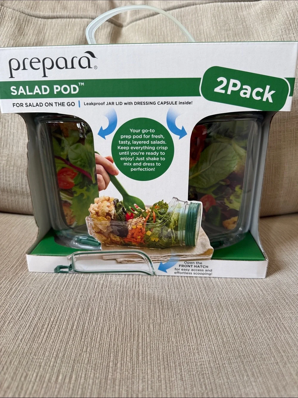 prepara 2 pack salad pods
